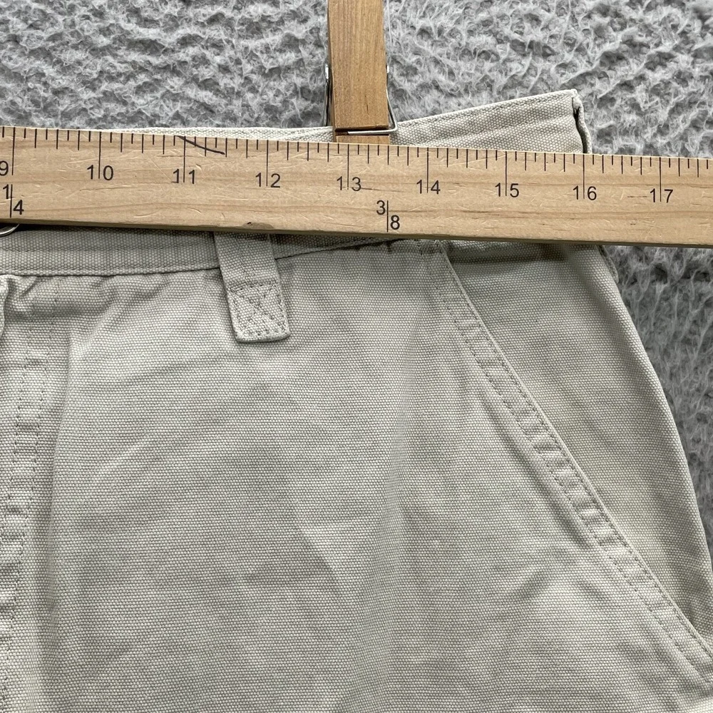 North Face Cargo Pants Mens 32x31* Ivory Cotton Roll Up Gorpcore Utility Outdoor